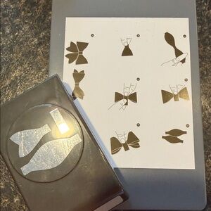 Bow maker Stampin up exclusive die and mini bow punch